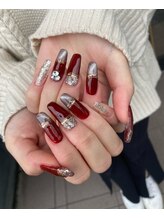 白べぇーっ 本店 湊町店/ボルドーネイル