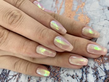 ディーネイル 四条烏丸(D-nail)/【春井】ミラーワンカラー