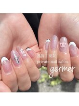 ジェルメ(germer)/フレンチを取り入れて♪