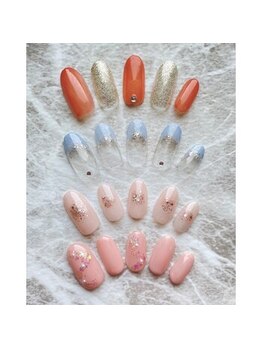 ネイルアンドアイラッシュ グレース 芦屋店(nail&eyelash Grace)の写真/自爪を削らない「パラジェル×フィルイン」で美しさが続く。指先から自信溢れる毎日を。