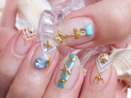 クリアベースで涼しげに☆