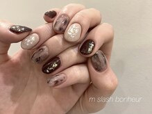 エムスラッシュ ネイル たまプラーザ(M.SLASH)/べっこうネイル