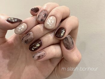 エムスラッシュ ネイル たまプラーザ(M.SLASH)/べっこうネイル