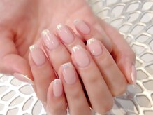 ラルネイル 大宮(Lull. nail)/＃ミラーフレンチ＃オーロラ