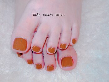 アンアンビューティーサロン(AnAn Beauty Salon)/【フット】ワンカラー