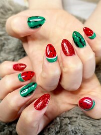 スイカネイル