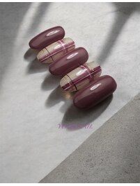 チェックネイル