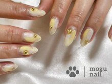モグネイル(Mogunail)/マーブルネイル/夏ネイル