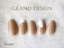 グランドデザイン 岐阜店(GRAND DESIGN)/フラワー×フレンチネイル