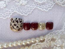 ネイルズガッシュ 武蔵小山店(NAILsGUSH)/＊フェミニンレオパード＊