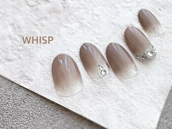 ウィスプ(WHISP)/クリアシンプルくすみネイル