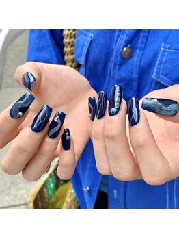 レディスペネイルノマエ 名駅店(Redispe nail nomae)/Navy nail