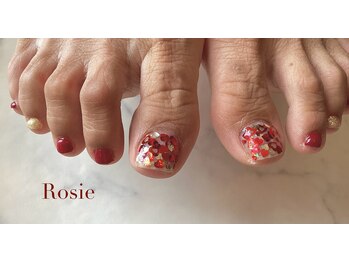 ロージィ(Rosie)/ハートホロネイル