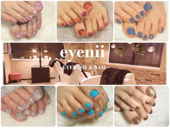 アイニー アイラッシュ アンド ネイル(eyenii)の写真/フットネイル6100円～フットのマグネットネイルは6900円～♪定番～流行まで豊富なアートで映える素足に★