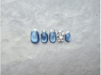 キラキラオーロラガラスフレンチ