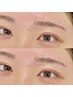美眉アイブロウデザインWAX＋眉毛カラー＋メイク仕上げ ¥7500