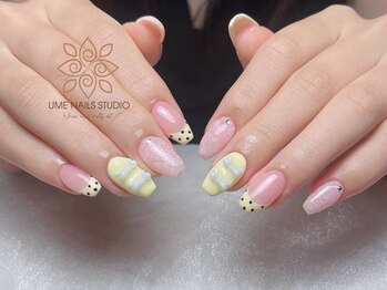 ウメネイルスタジオ(UME NAIL STUDIO)/題長さだしやり放題×つけ放