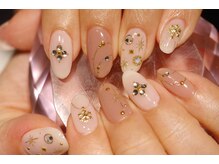 ネイルサロン ブリオン(Nail Salon Bullion)/上品ビジューネイル