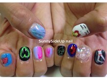 サニーサイドアップ ネイル(Sunny SideUp nail)/Ny pop art nail