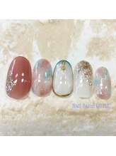 ネイルサロン クイル(QUILL)/３月くすみカラー（１）