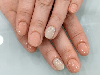 ミアネイル 越谷店(mia nail)/パラジェルベース施術写真