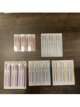 上野毛駅前整骨院 鍼灸院/鍼の種類