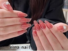 エイナネイル(einanail)/チップ長さ出し ＋ ワンカラー