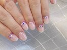 シェル埋め尽くし逆フレンチ