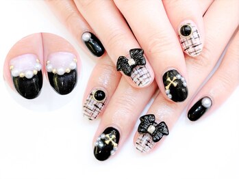 ネイルコレクション ピンク(Nail Collection Pink)/ジェルアート放題★ツイード