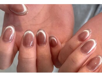 マグネットネイル施術写真