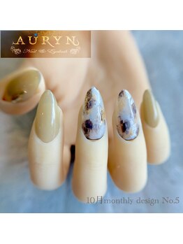 アウリン(AURYN)/10月monthly design No,5