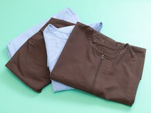 お着替えを貸出しているので、仕事帰りや外出途中でもOK