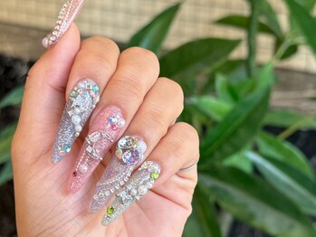 エムネイル(M-Nail)の写真/【スカルプするならM-Nail★】19年間人気店★持ち込みデザインOK★長さだしでロングもショートもOK◎