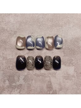 nail salon amo 【4/15 NEW OPEN(予定)】 /Hand定額トレンドアート¥8500