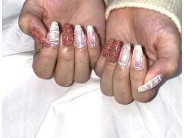 ホワイトゼブラ&フラッシュ