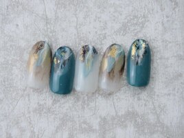 大理石調ネイル♪5500円
