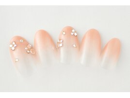 【シンプル】ストーン&グラデ