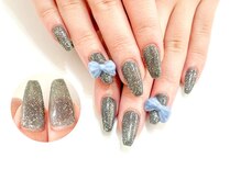 ネイルコレクション ベビーピンク(Baby Pink)/ジェル放題★リボン・シースルー