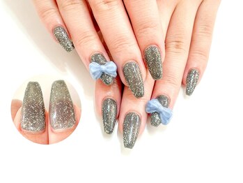 ネイルコレクション ベビーピンク(Baby Pink)/ジェル放題★リボン・シースルー