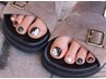 癒しフットバス付き★【オフ有の方】Footオフ込親指アート80種¥9980→¥6980