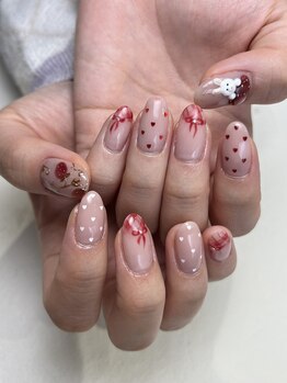 リジョイスヘア エン(REJOICE hair EN)/ayuri 〈手描き うさぎ いちご〉