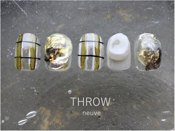 スロウヌーヴ(THROW neuve)の写真/【NEWOPEN】大人女性のためのハイニュアンスネイル。豊富なデザインサンプル＆画像持ち込みにも対応◎
