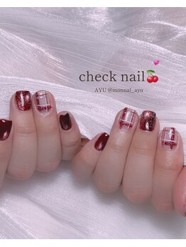 リアンド(Li&)/チェックネイル