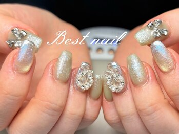 Best Nail 銀座店【ワンホンネイル・スカルプ・パラジェル・上品ジェルネイル】/クリスマス限定デザイン