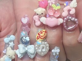 平成女児オムライスネイル
