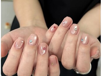 ナユキネイル 新宿店(NA.YUKI Nail)/華やかアート
