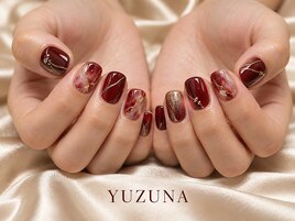 ボルドーネイル072