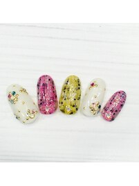 ハッピーツイードネイル