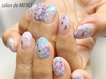 サロン ド メルシー(Salon de MERCI)/アジサイnail☆