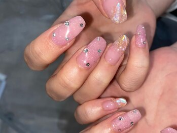 シェリーラメール 新宿店(cherie la mer)/オーロラストーンネイル